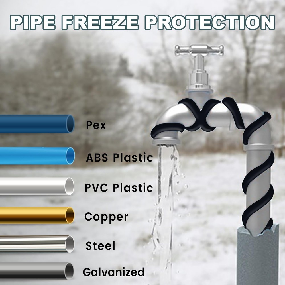 Roof & Gutter De-Icing Cable - Self-Regulating Ice Melt Cable