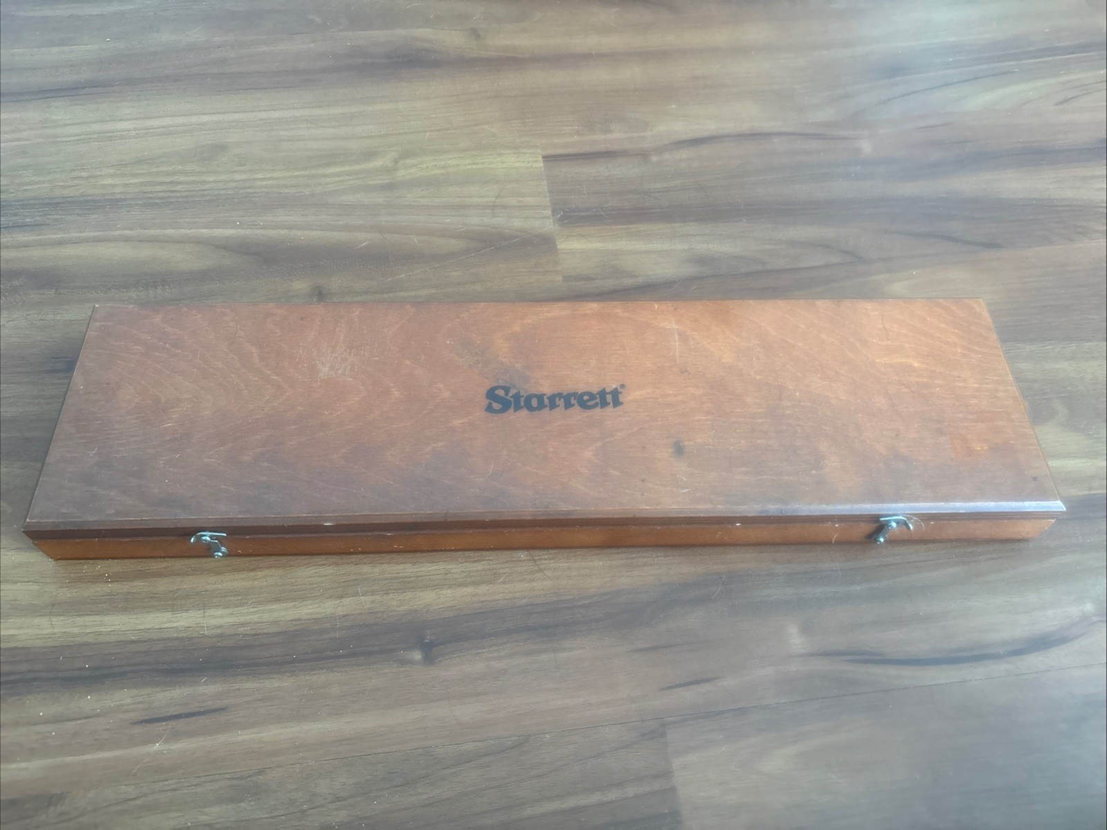 Starett No. 120 12” Dial Caliper w/ Wooden Case