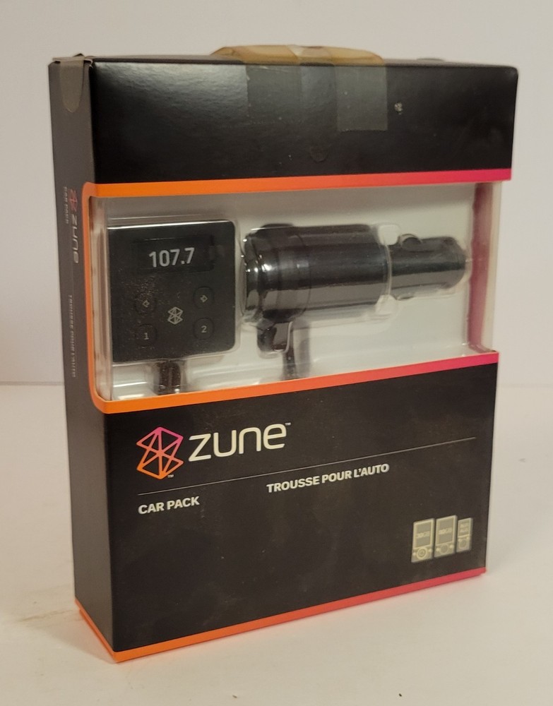 Zune Car pack. Cigarette lighter adapter and FM radio interface.