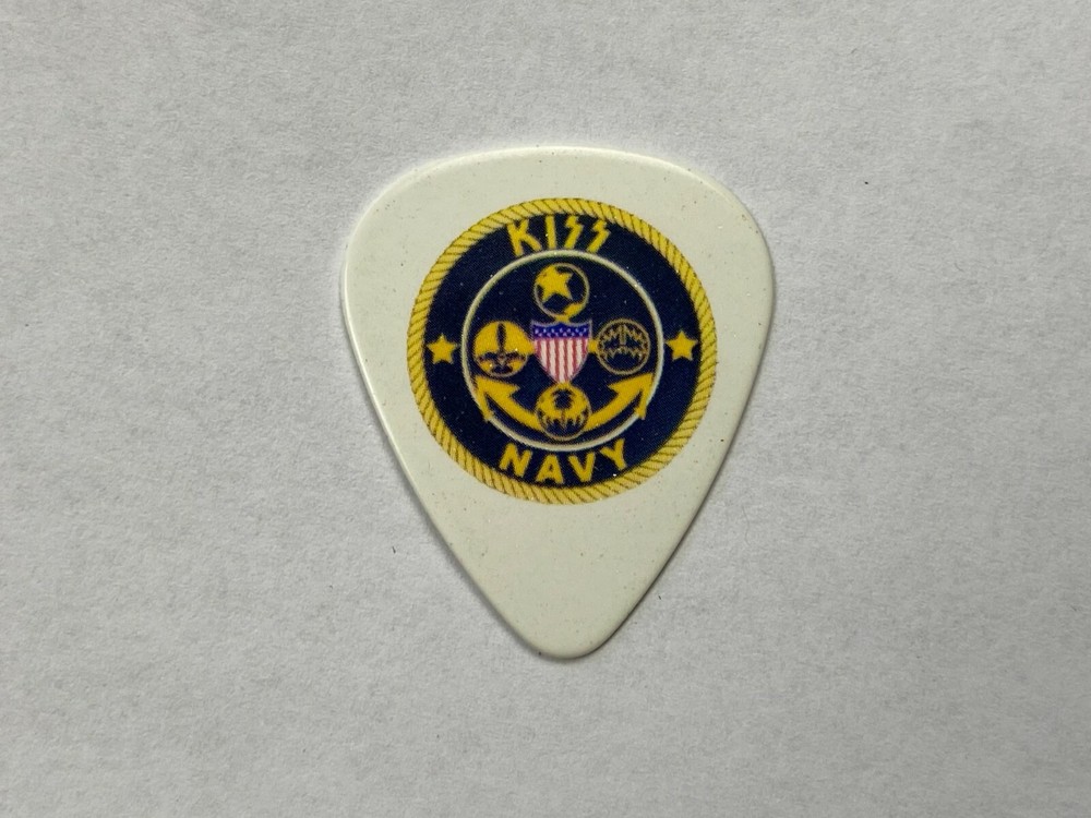 KISS Guitar Pick Kruise 2 PAUL STANLEY Kiss Navy Concert 2012 Tour Vintage Kiss