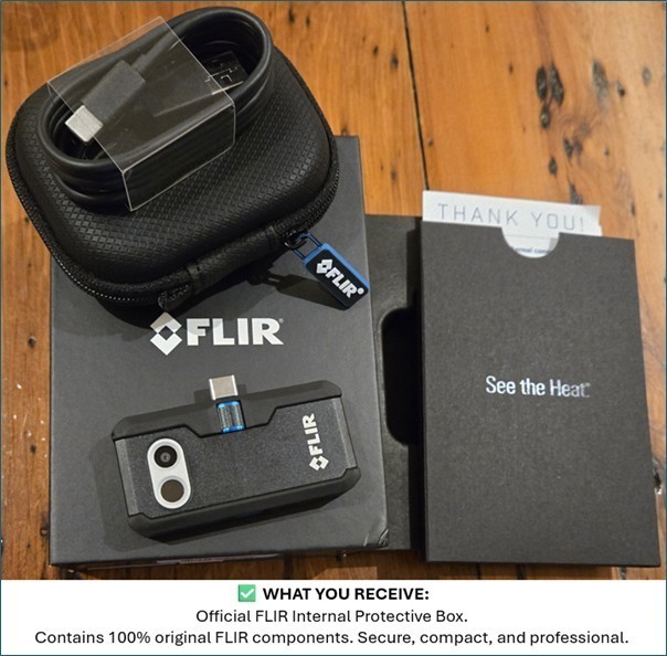 FLIR ONE PRO USB-C Android Thermal Camera for Professional Infrared Thermography