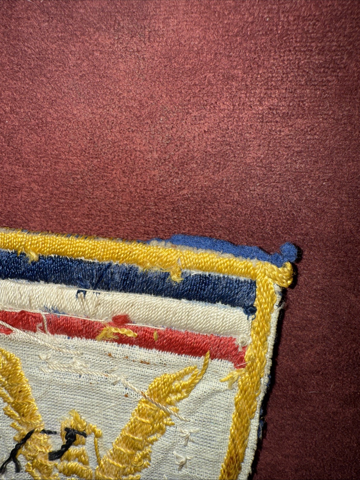 WW2 US ARMY EUROPEAN THEATER OF OPERATIONS PATCH - Theatre Made Likely English