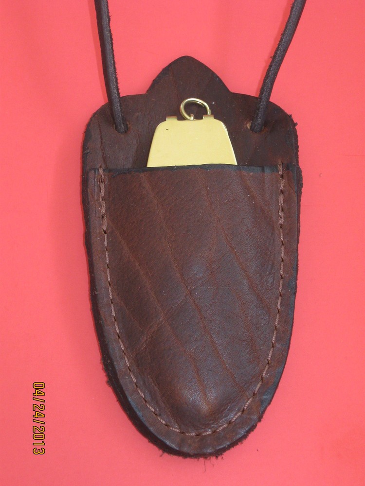 Leather Sheath for Ted Cash Rifle Capper Muzzleloading Black Powder