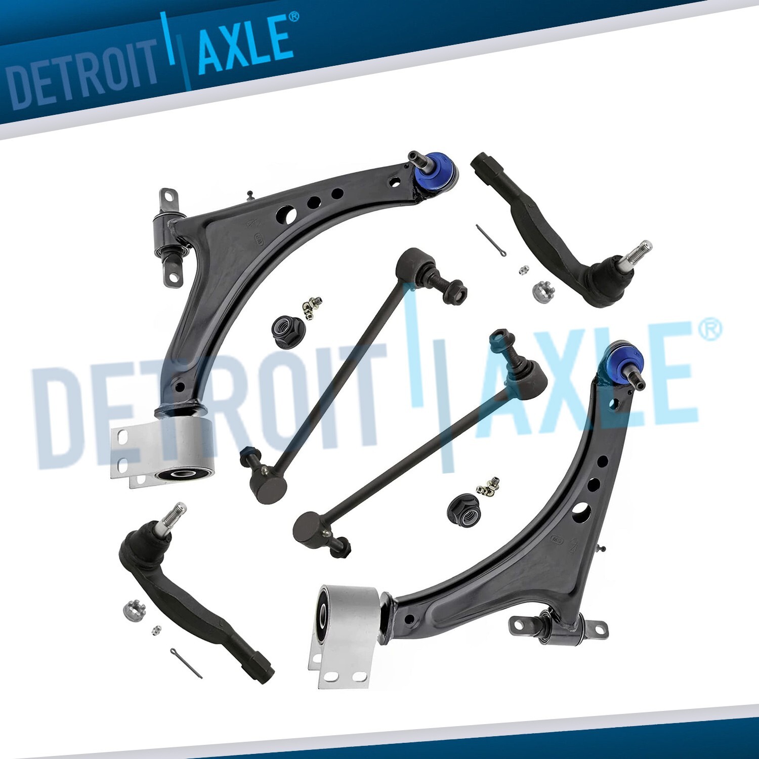 Front Lower Control Arms Sway Bars Tie Rods for Malibu LaCrosse Regal Sportback