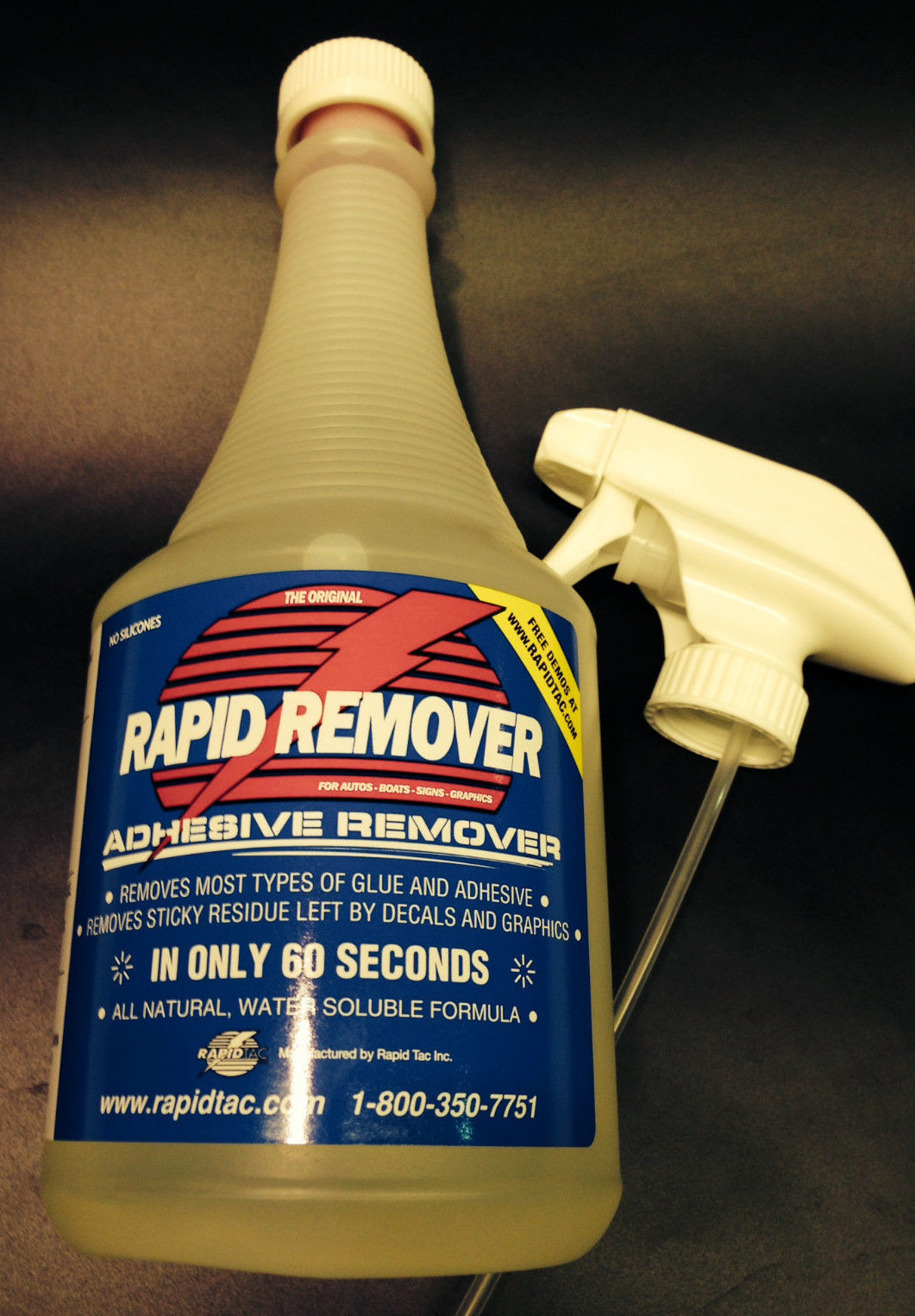 RAPID REMOVER 32 OZ BOTTLE WITH SPRAYER , IN STOCK AND READY TO SHIP!