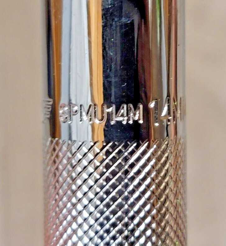 VIM Tools Pro 14mm Universal/ Flex Spark Plug Socket 3/8dr #SPMU14M