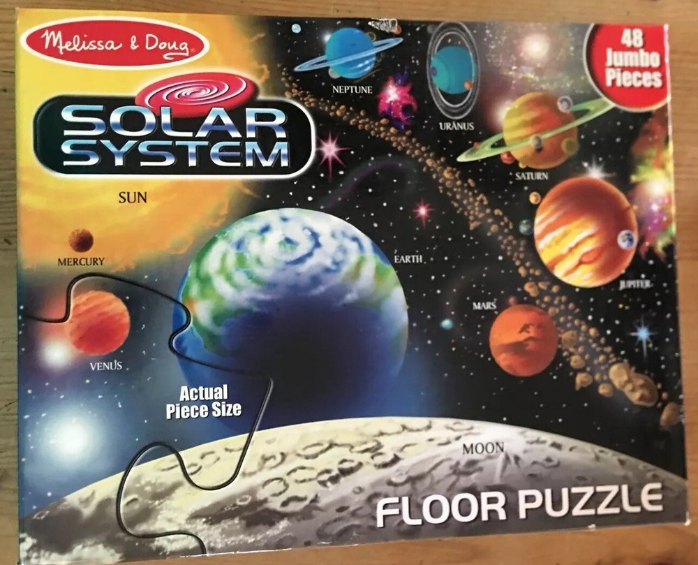 melissa and doug Solar System Floor Puzzle 48 Pieces