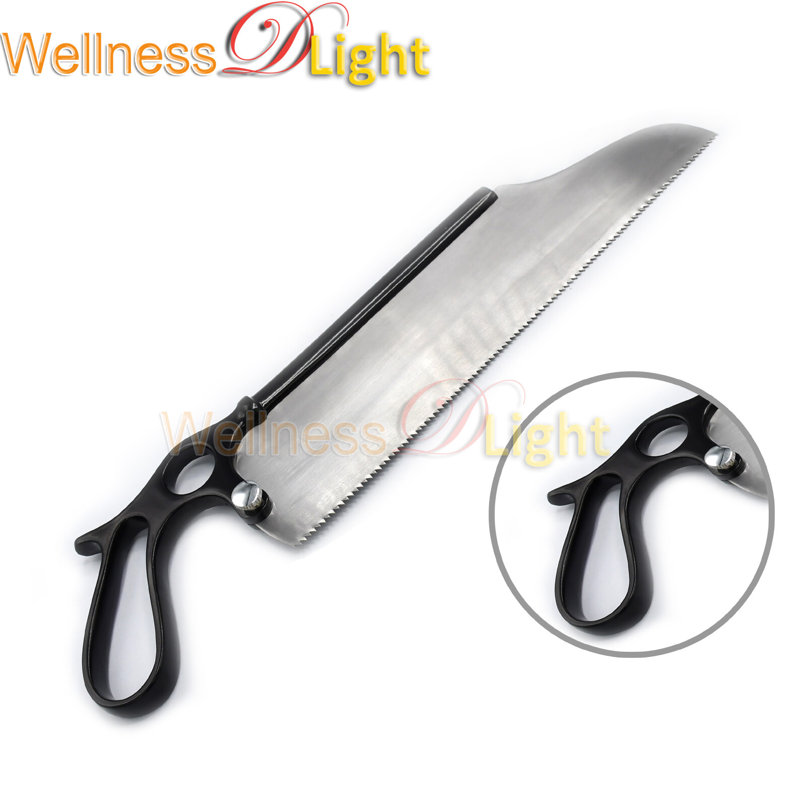 Wdl Satterlee Bone Saw 13'' Black Handle Orthopedic Surgical & Vet Instruments