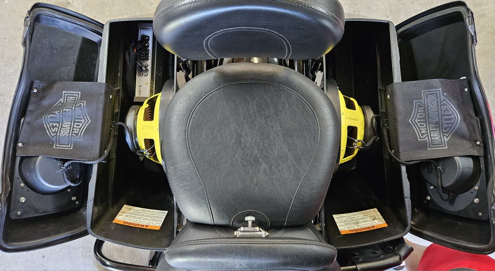 Harley saddlebag speaker rings 10 inch 1998-2023