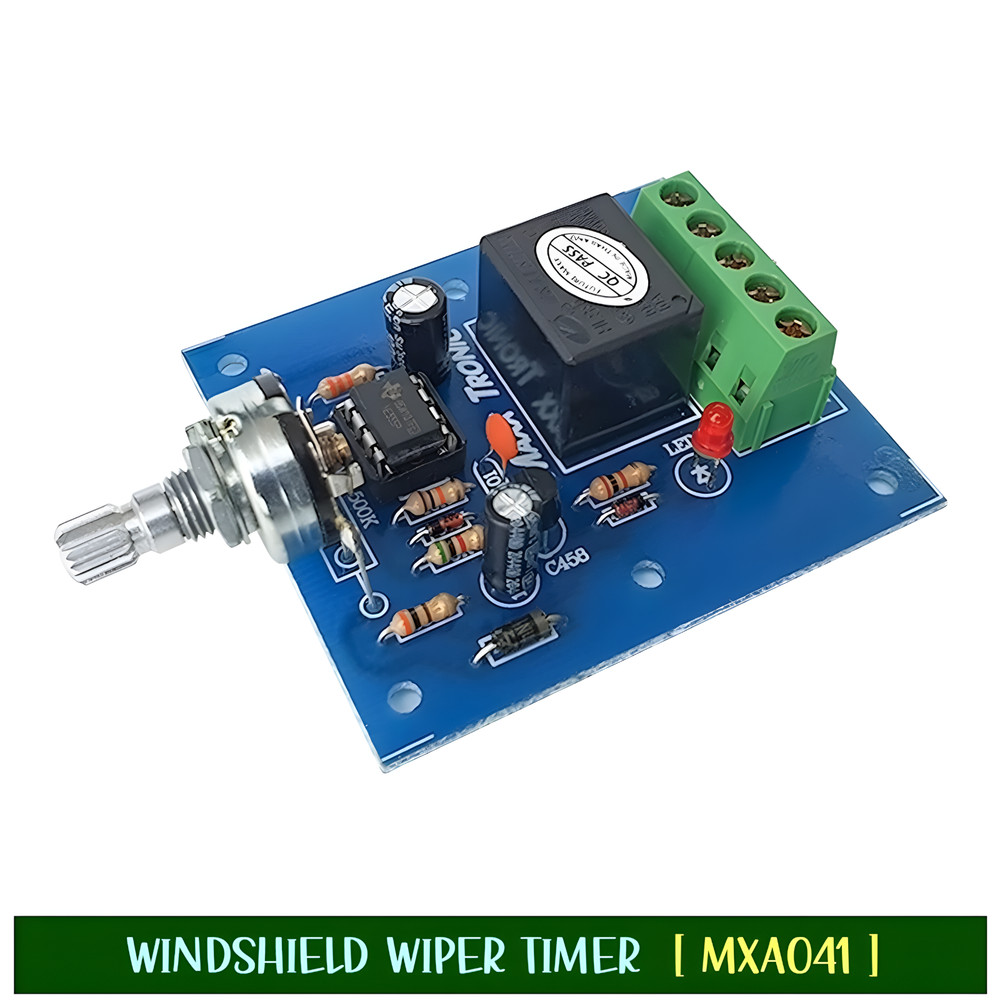WINDSHIELD WIPER TIMER 12VDC / Educational Electronic Kits ( Model : MXA041 )