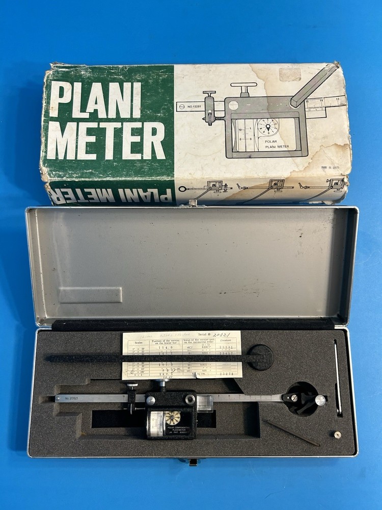 Polar  Compensating Planimeter 20521 Eagle No. 711