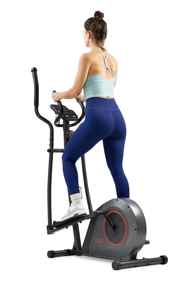 Smart Compact Elliptical Exercise Machine Bluetooth 16-Level Magnetic Resistance