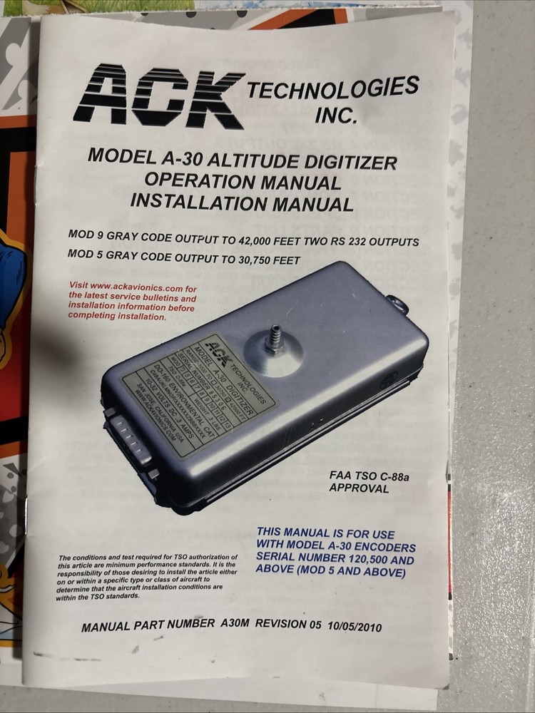 ACK Technologies A-30 Digitizer/Encoder (Mod 5) - New Kit