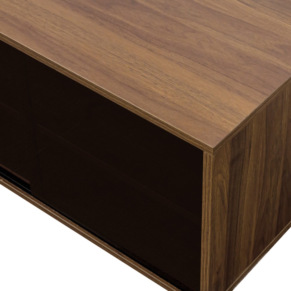 Stackable Wall Mounted Storage Cabinet with Sliding Glass Doors