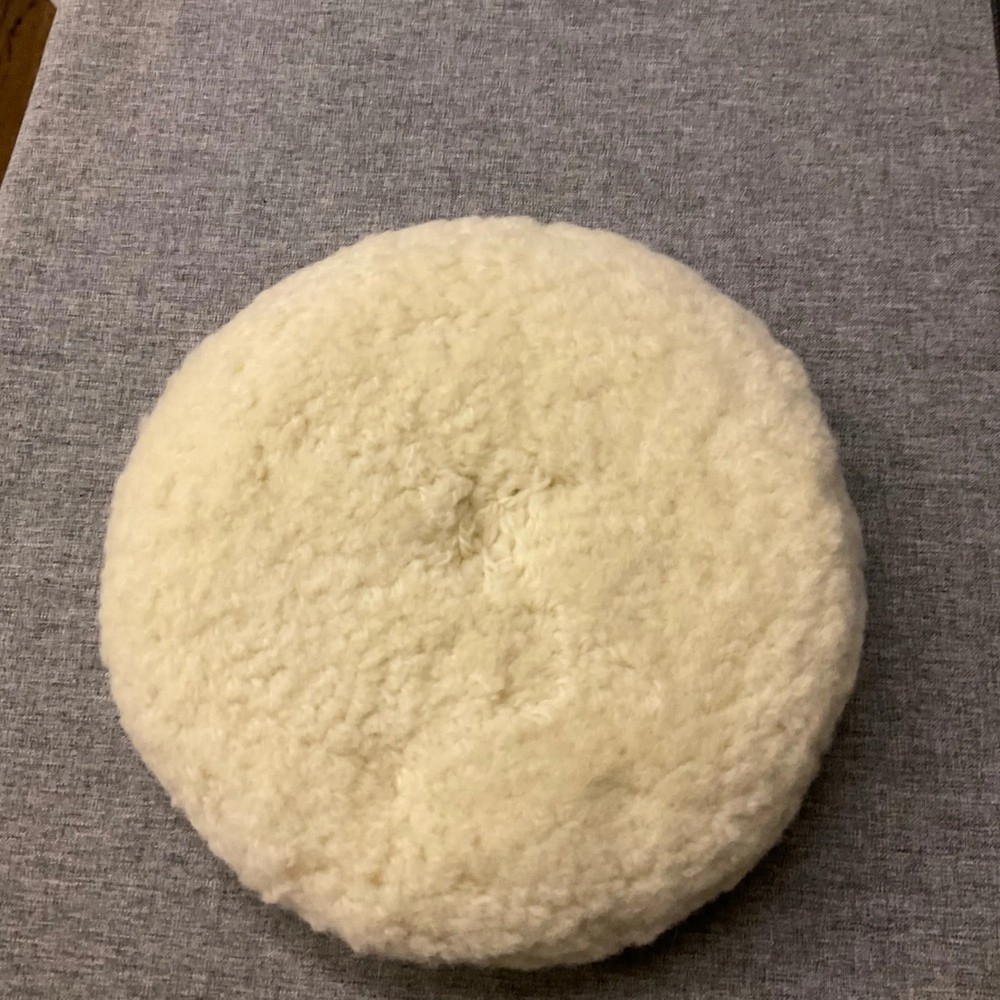 Wool Polishing Pad 7 Inch 180mm Double Sided Hook Loop Buffing Cutting Tool