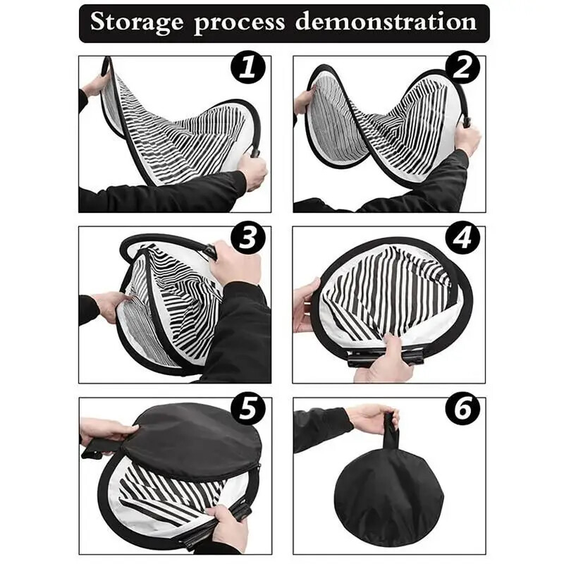 Flexible Foldable Lined Light Reflector Board Portable Dent Remover Testing Tool
