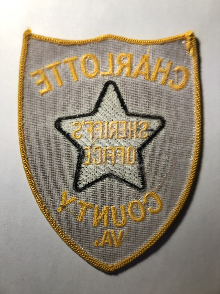Charlotte County Virginia Sheriff Patch