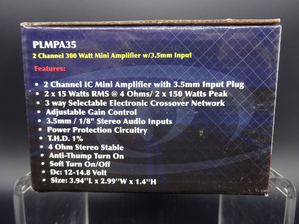 Pyle PLMPA35 Car Amplifier, New in Box