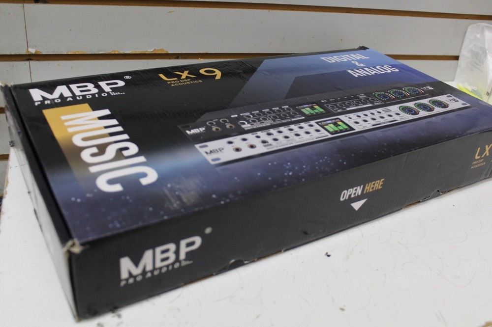 LX9 Professional KTV Digital Pre-stage Effector Anti-howling Audio Processor USB