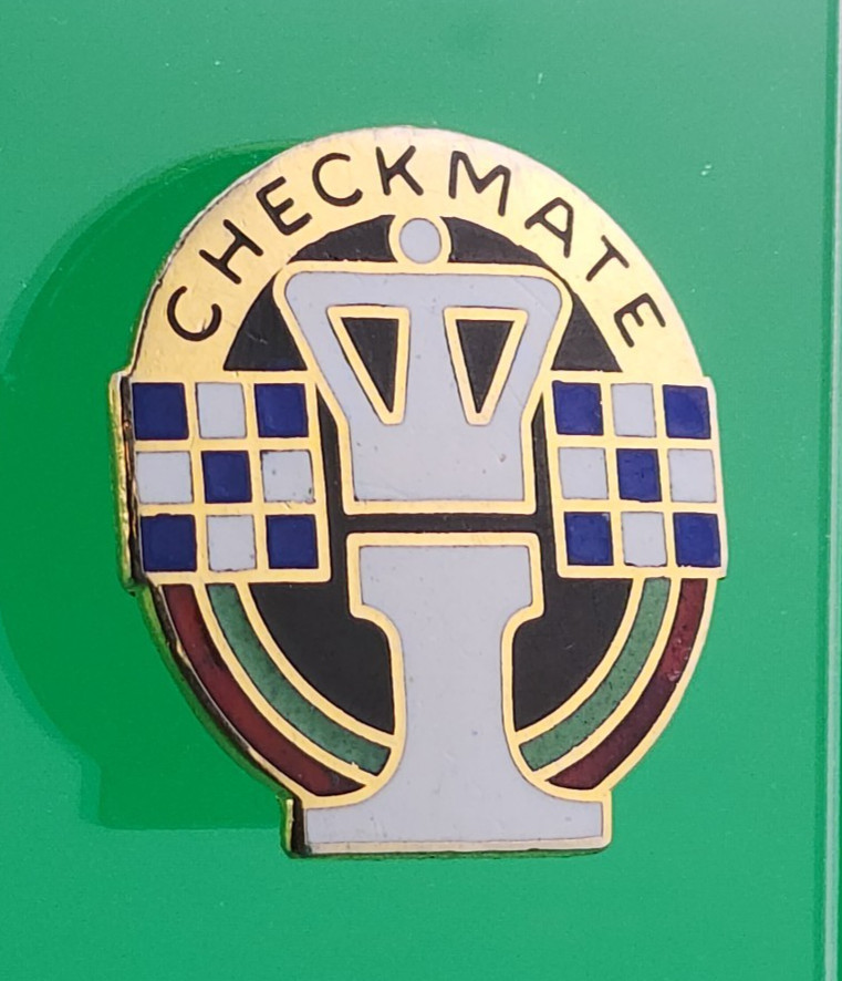 99th Regional Support Command Crest Distinctive Unit Insignia DUI "Checkmate"