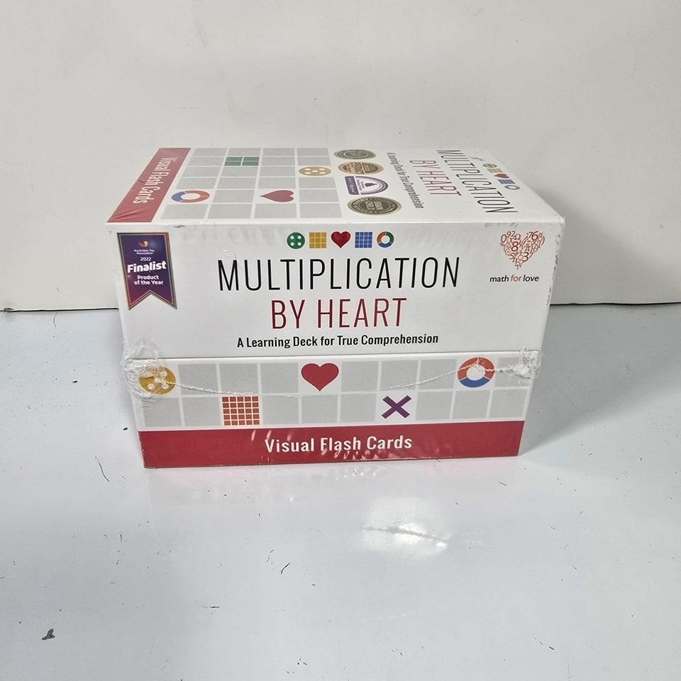 Multiplication By Heart Visual Flash Cards Learning Deck Sealed