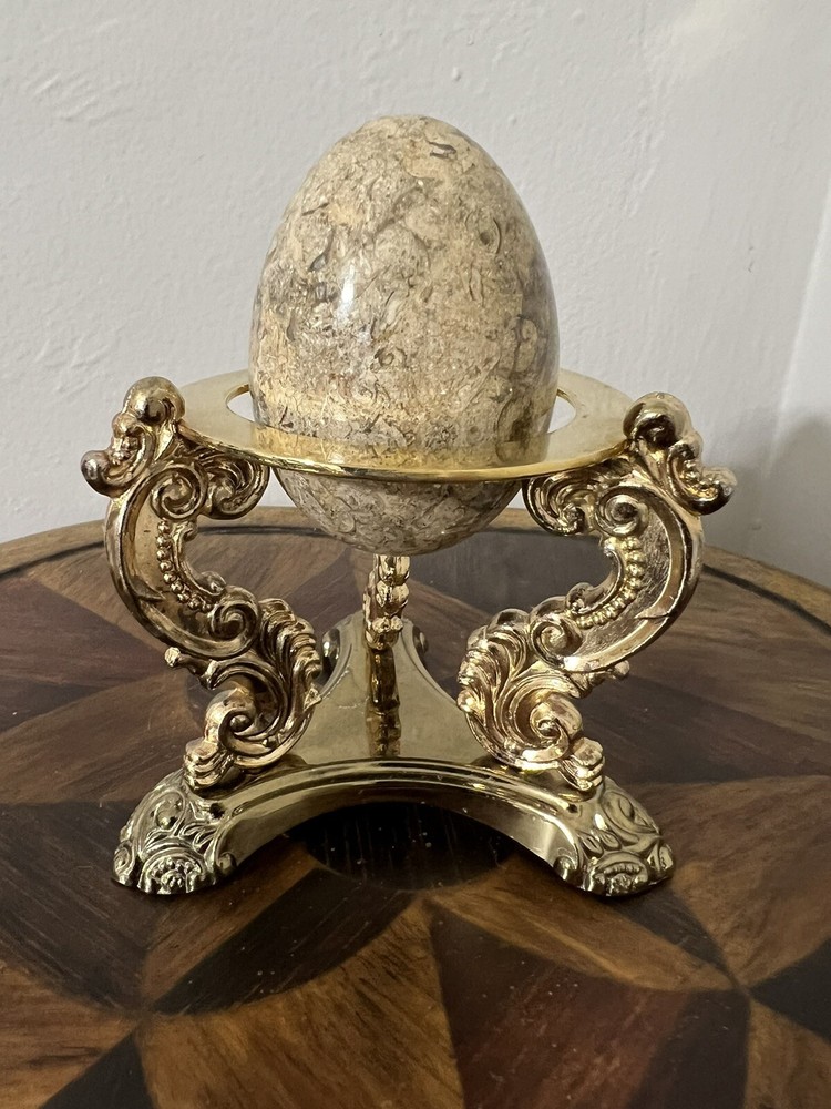 Godinger Stand With A Marble  Egg