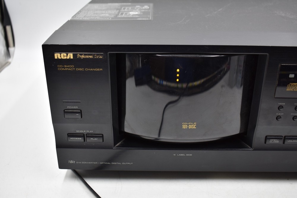 RCA CD-9400 Compact Disc Changer 101 Disc No Remote