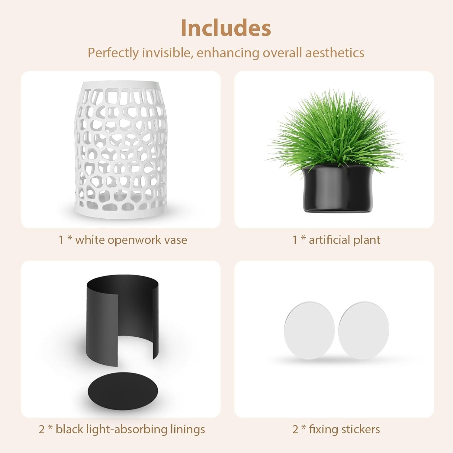 Camera Disguise Vase Compatible with Ring Indoor 2nd Gen Camera