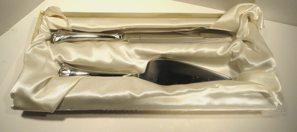 Things Remembered Stainless Steel Wedding Knife and Server