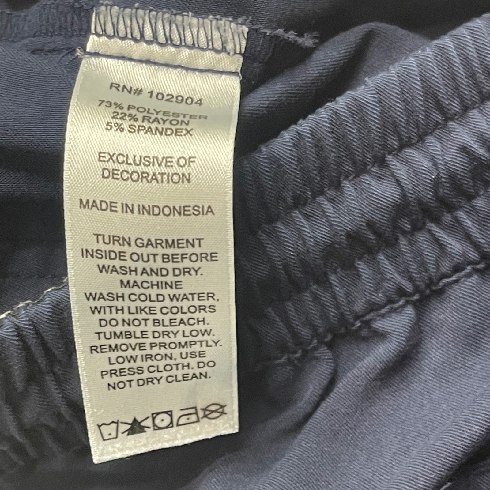 Beyond Scrubs Scrub Set Womens XS Navy Blue Jogger Pants V-Neck Top Uniform