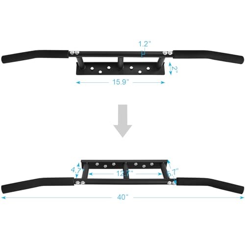 Pull Up Bar, Chin Up Bars Ceiling Mount, Workout for C.Doorway Pull up bar