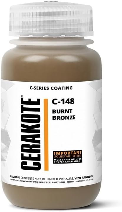 Cerakote C-Series Air Cure Ceramic Coating C-148P Burnt Bronze (16oz)