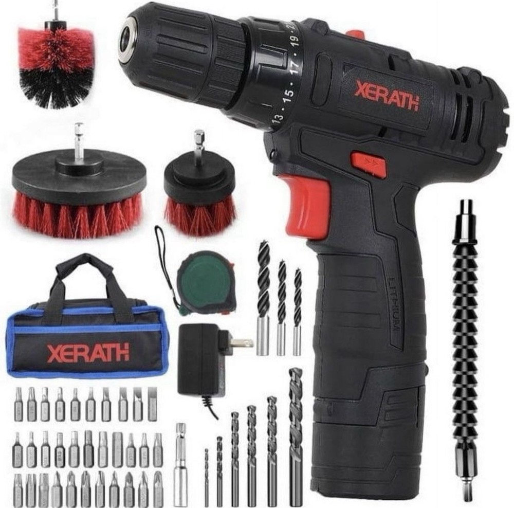 12V Max Cordless Drill/Driver Kit with 48-Piece Accessory Set
