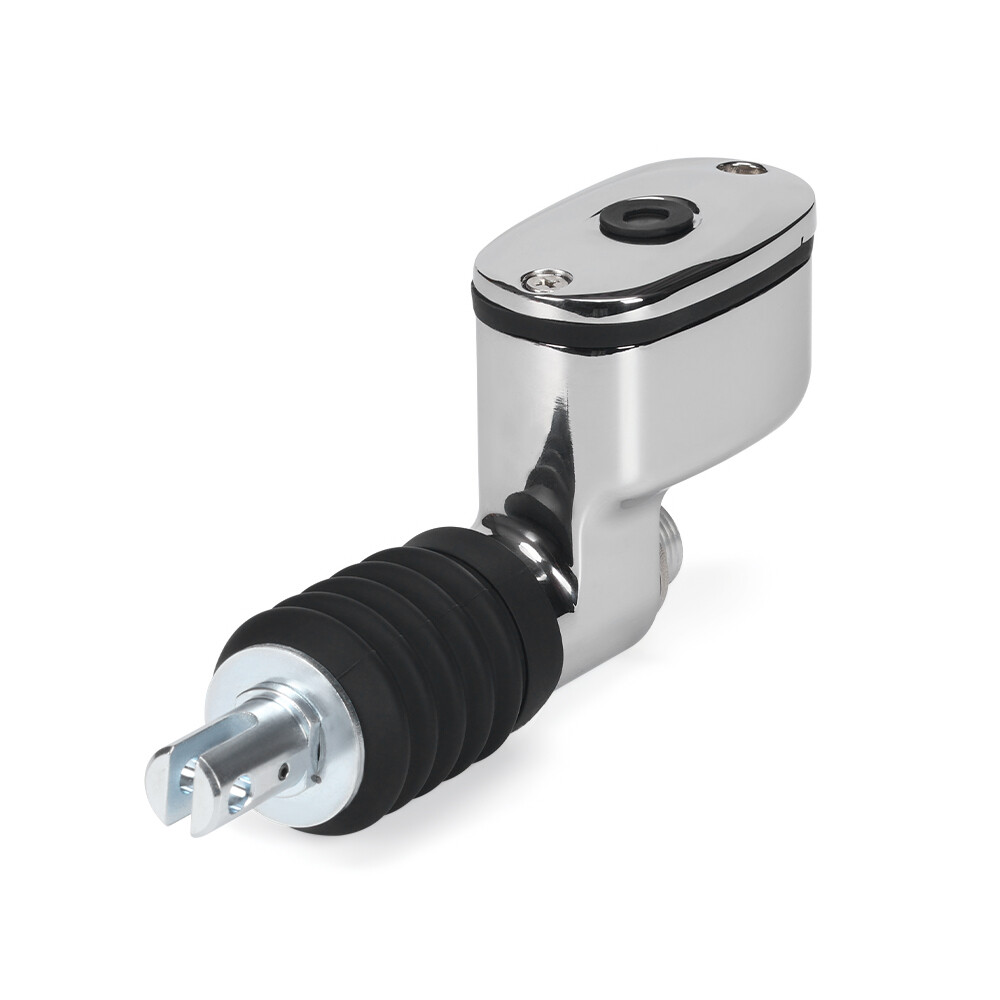 Chrome Rear Brake Master Cylinder For Harley HD FLT Softail 41755-99 41767-05A