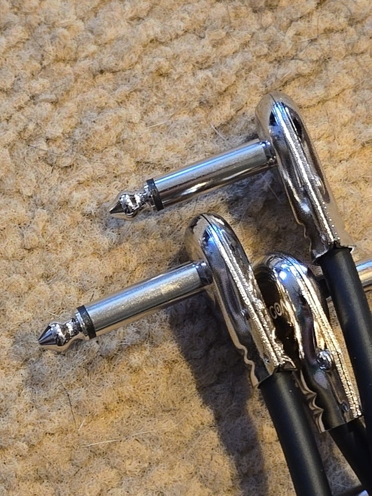 (6 ea) VANGOA MXR 6 inch instrument cables patch cables