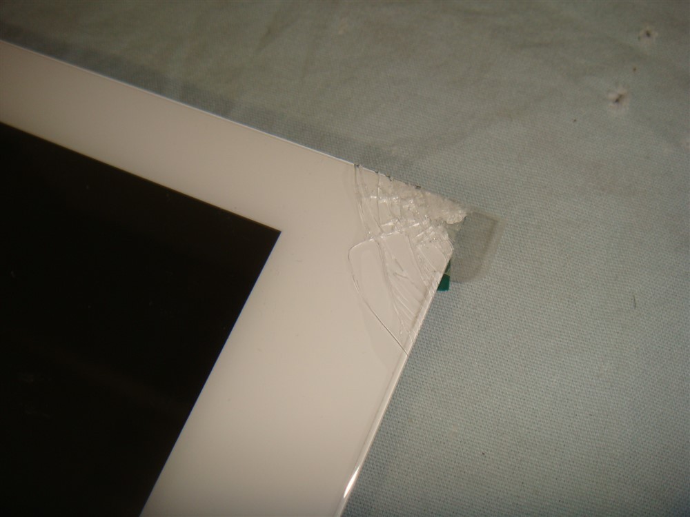 ADT 7" TOUCH SCREEN REPLACEMENT PANEL DISPLAY FOR ADT SECURITY SYSTEMS -DAMAGED