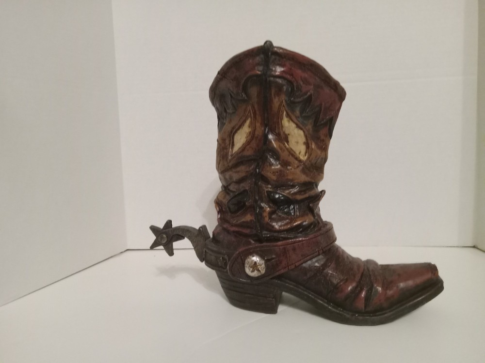 Poly Reain Boot With Spur