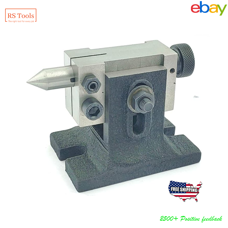 Single Bolt Small Lathe Tailstock for 3 inches (75 mm) & 4 inches (100 mm)