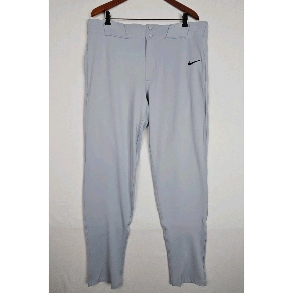 Nike Vapor Premier Dri-Fit ADV Baseball Pants Men's Size XL Wolf Grey FZ1377-012