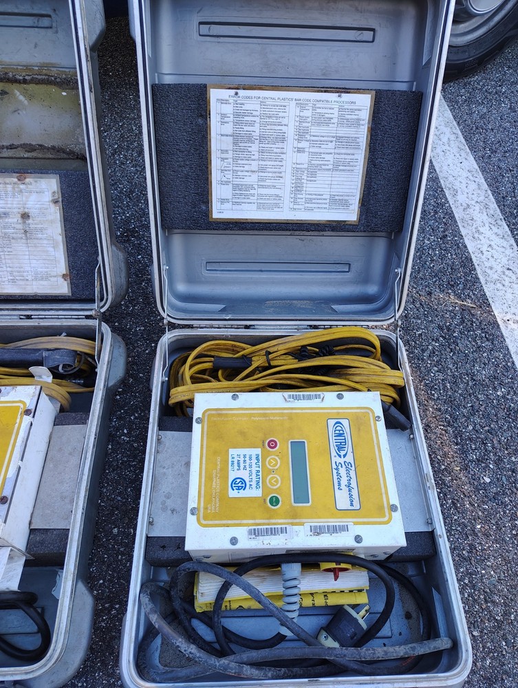Central Plastics Electrofusion Processor / Poly Pipe Welding Machine