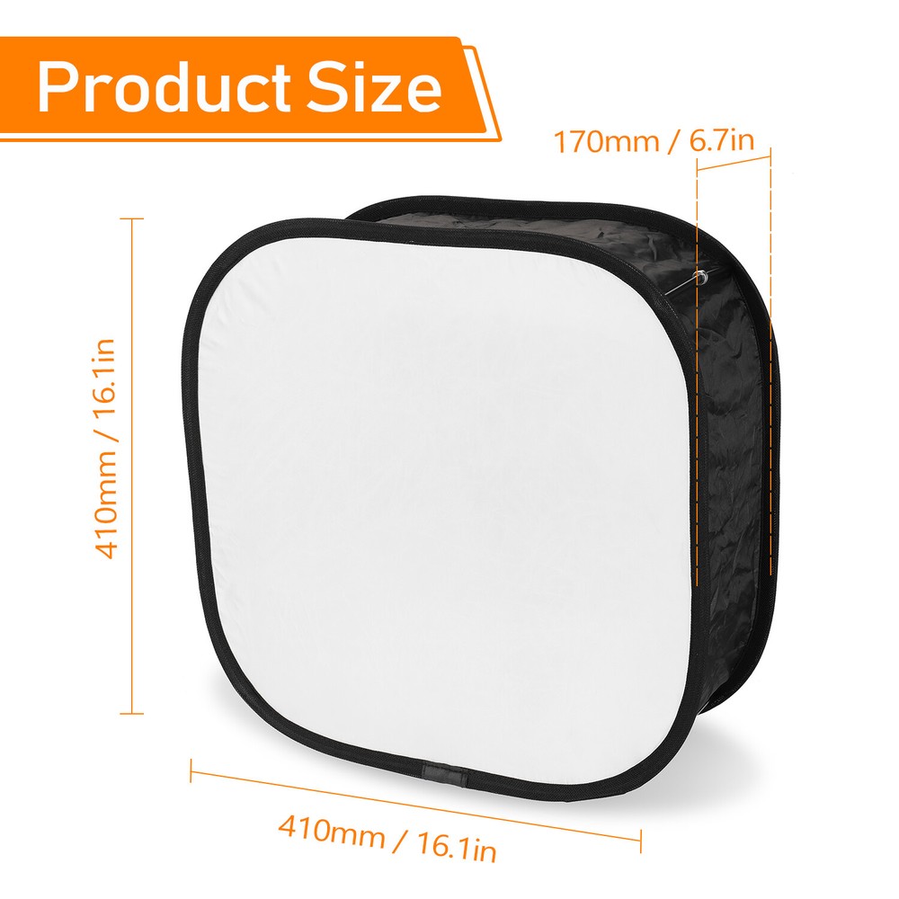 410mm Mini Portable Foldable Flash Diffuser Softbox for Speedlite Soft Filt I2C3