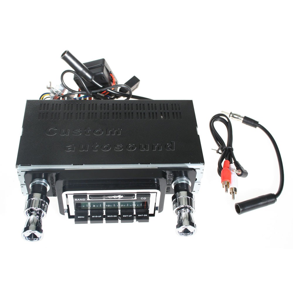 Custom Autosound USA-630 Radio AM/FM Mustang 1965-1966