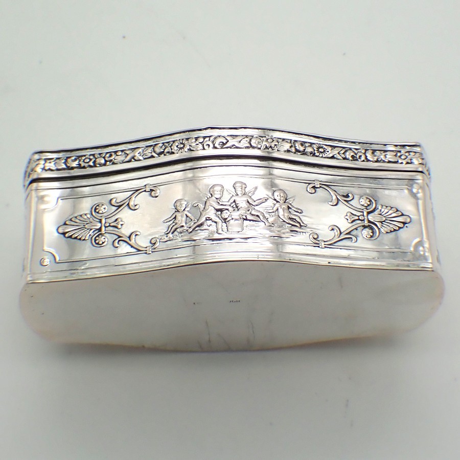 Ornate Box 800 Silver Austro Hungarian Import Mark