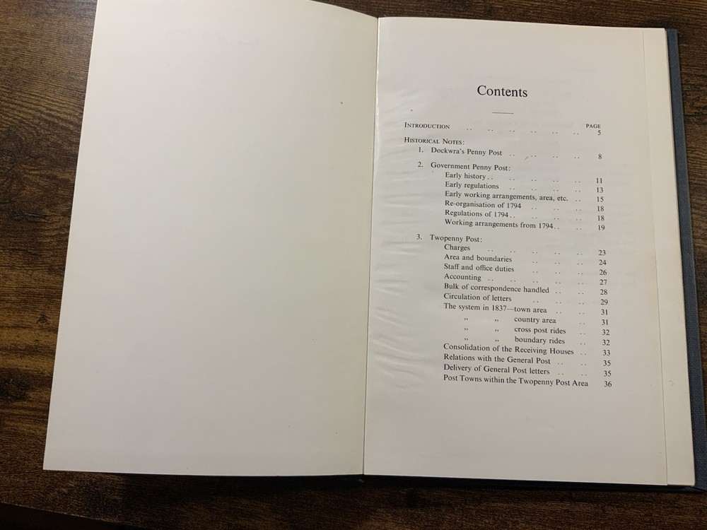 The Local Posts Of London 1680-1840 By G Brunel Hardback Postal History Book