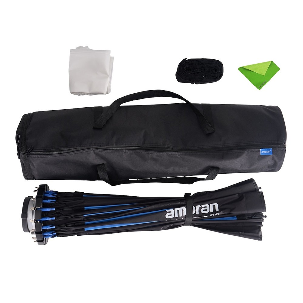 Amaran Light Dome 35.4"/90cm Parabolic Softbox Quick Release with Diffusers/Grid