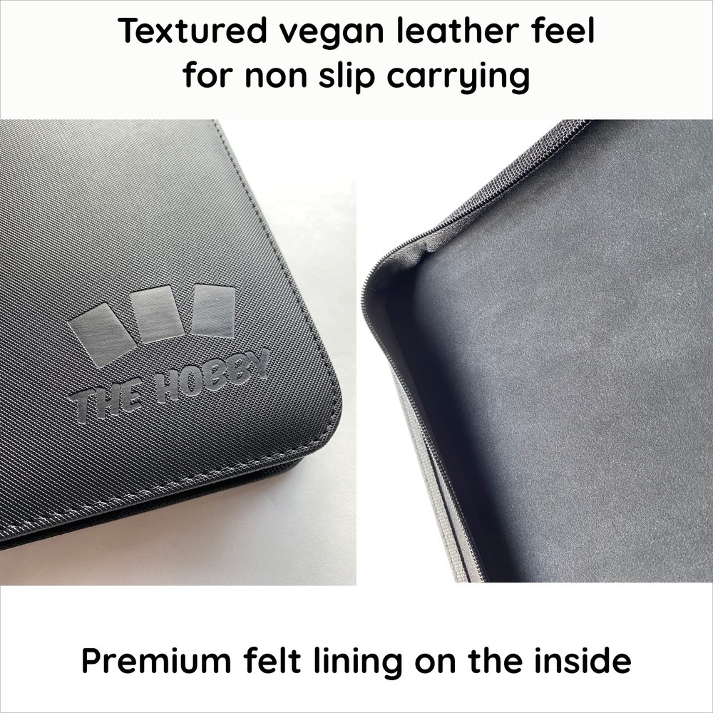 Zippered Binder | Sideload 528 Cards | 4x3 Layout for Master Sets/Play Sets |...