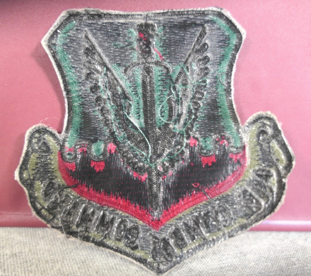 NEW US Air Force USAF "Air Combat Command" Subdued Embroidered Insignia Patch 3"