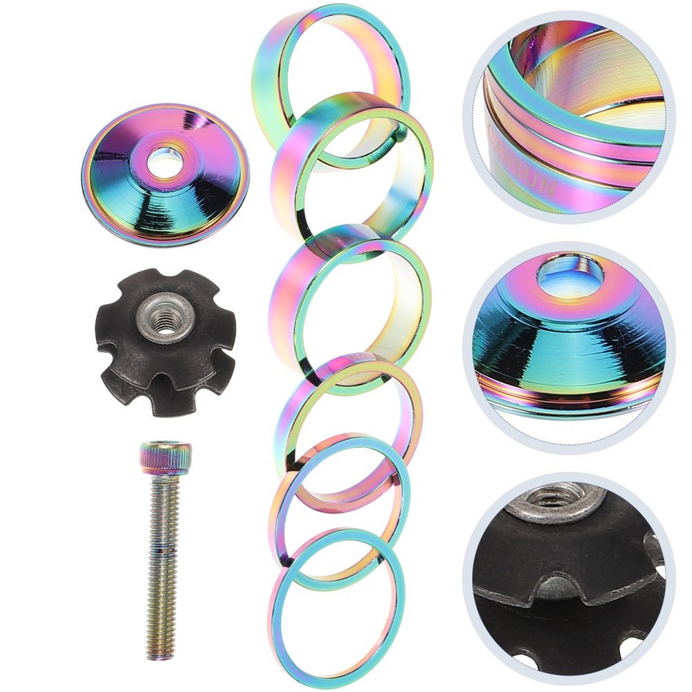 Replaceable Headset Gasket Bike Front Fork Conical Stem Spacers Bicycle Supply