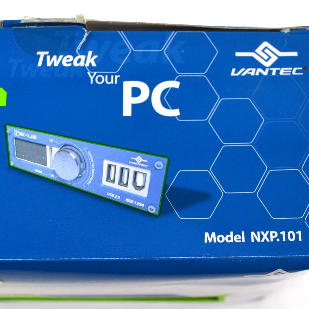NEW Vantec Nexus NXP.101 Multi-Function Panel USB 2.0, Firewire, CPU Fan Speed++