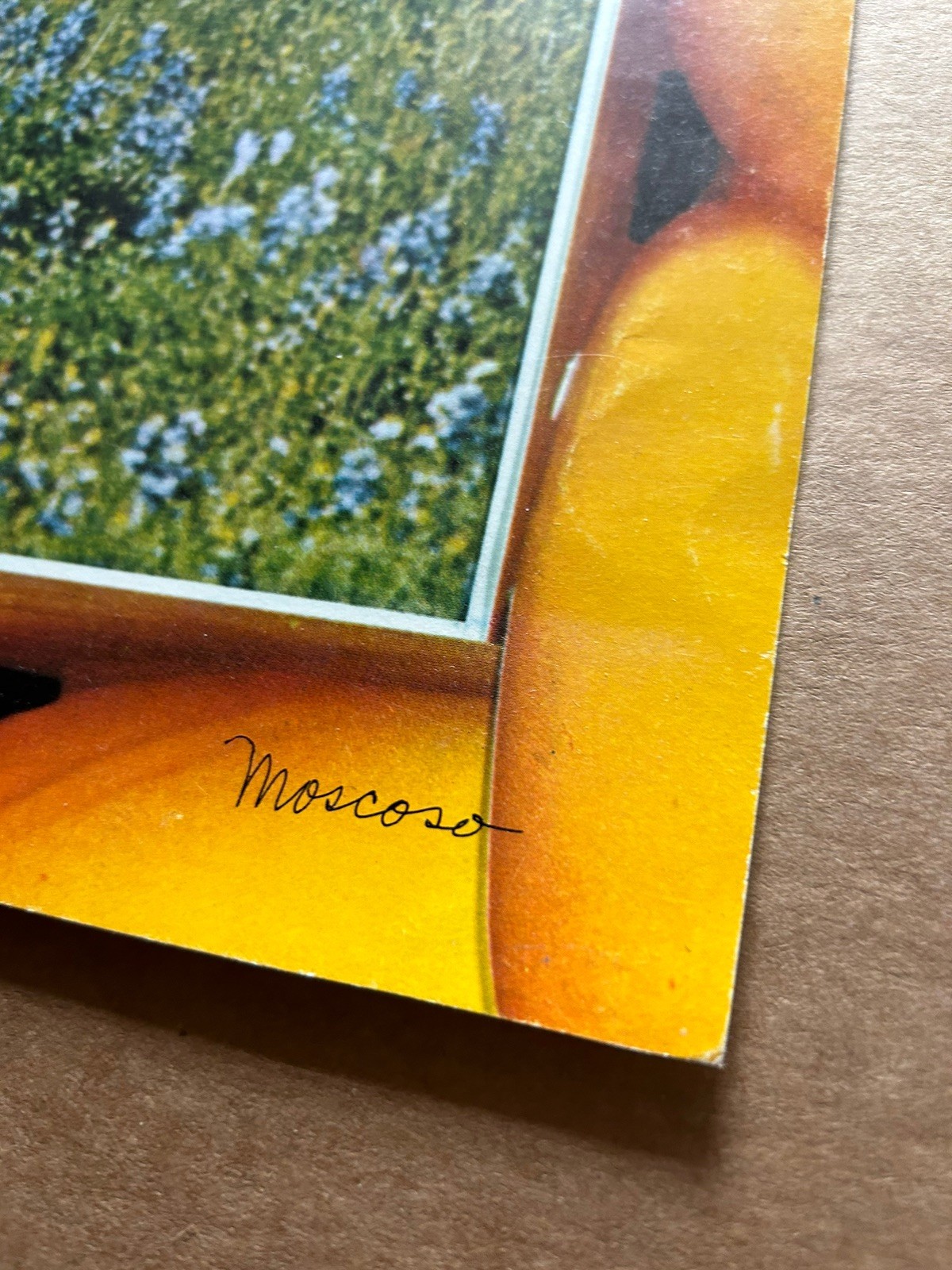 Victor Moscoso Poster 1967 Collage Vintage signed RARE Psychedelic Not Graham